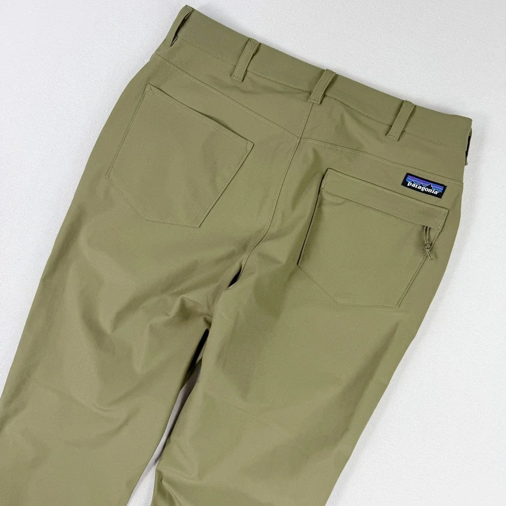 Patagonia Transit Traveler 5-Pocket Pant Size 30 Mens Sage Khaki NEW